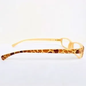 Camel animal print half eye reading glasses 1.75 magnification tan brown acetate unbranded | Accessories | Camel Animal Print Half Eye  main image 2